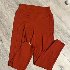 PINK Victoria's Secret Fall Orange Leggings